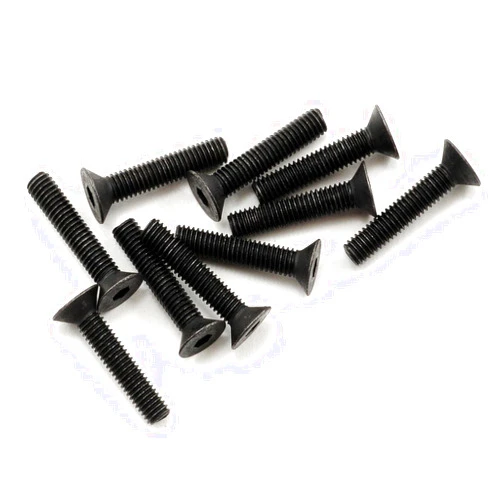 Kyosho 3x15mm Flat Head Hex Screw (10)