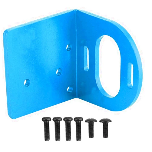 Tbest RC Motor Mounting Holder, Metal Adjustable Motor Mounting Holder Bracket Seat Base for 540/3660 / 3650 Motor(Blue) Tmaxx Motor Mount Tmaxx Conversion Kit To Electric 3650