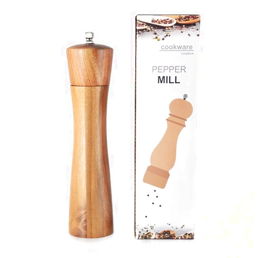 YIMUXUAN Solid Wood Salt Pepper Grinder 8