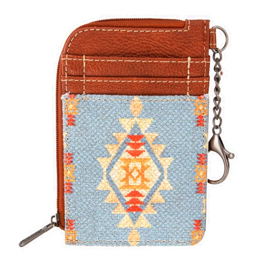 Montana West Wrangler Wallets for Women Boho Aztec Card Holder WG2202-W005BR
