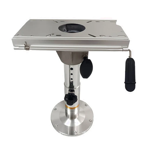 HSOKEW Boat Seat Pedestal, Fore & AFT Seat Slide with Locking Seat Mount Aluminum Adjustable Height from 13