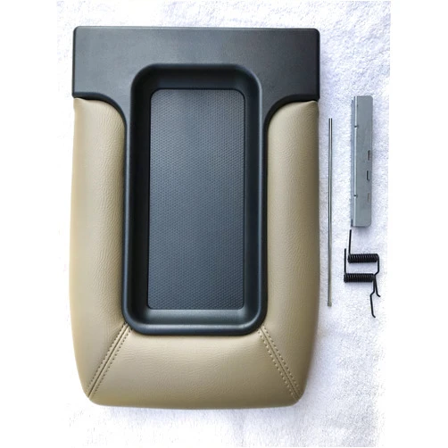 ITEK AUTO Center Console TOP LID Storage ARMREST Complete Assembly TAN Beige FITS 1999-2007 Silverado Sierra Tahoe Avalanche Suburban
