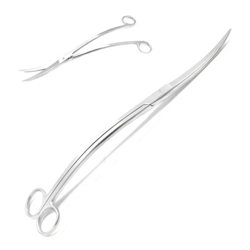 AAProTools Fish Aquarium Cleaner Wave Scissors Curved 10