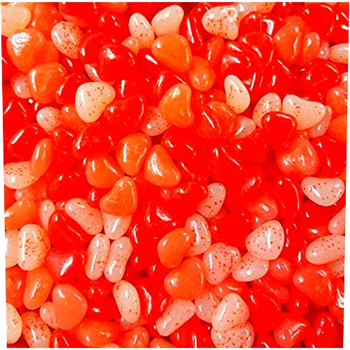 Tundras Mother's Day Jelly Bean Hearts, Jolly-Rancher,bag Valentines Day, Jellies, Aprox 130 pcs Resealable Bag