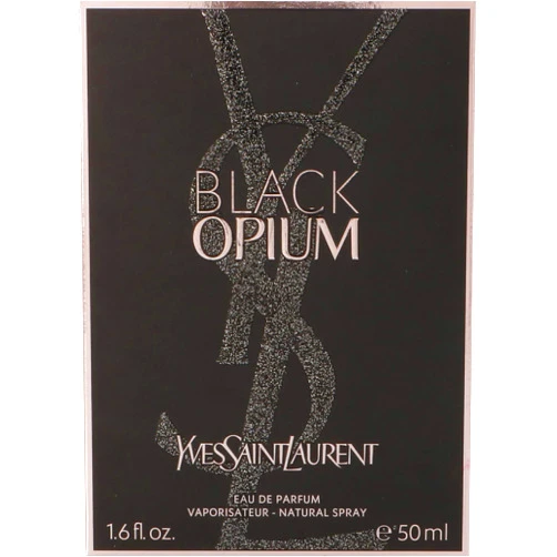 Yves Saint Laurent Eau De Parfum Spray for Women, Black Opium, 1.6 Ounce