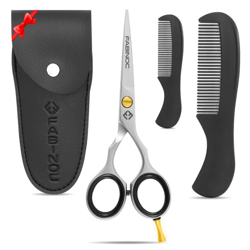FABINOC Beard and Mustache Scissors for Men 5