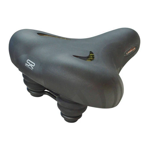 BIRIA Bicycle seat, Selle Royal, Gel, Black, Saddle, Hybrid, Comfortable, Cushion, Cruiser