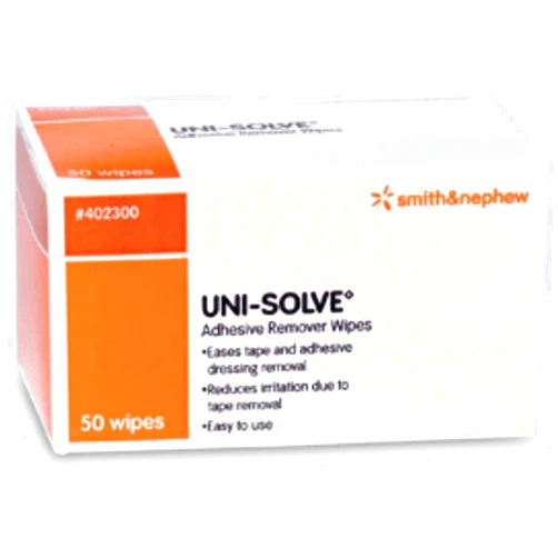 Smith & Nephew Uni-Solve Adhesive Remover Wipes [402300] 50 ct (Pack of 5)