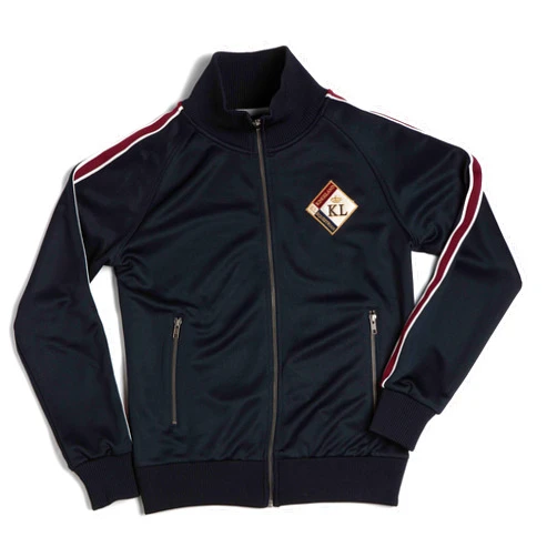 Kingsland Equestrian Kingsland's Bishop Unisex Track Sweat Jacket-Navy- M
