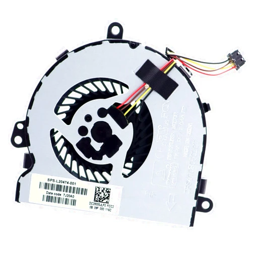 N\A Deal4GO CPU Cooling Fan L20474-001 for HP 250 G7 255 G7 256 G7 15-DA 15-DB 15-DR 15-DX 15Q-DX 15T-DS 15-DA0024LA 15-DB0011DX