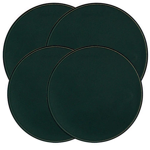 Range Kleen Black Round Burner Kovers Set of 4