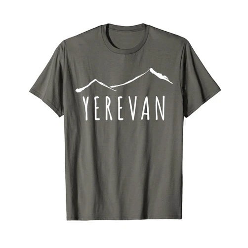 Armenia Pride Gifts for Armenians Mount Ararat Yerevan Skyline Armenia T-Shirt for Armenians