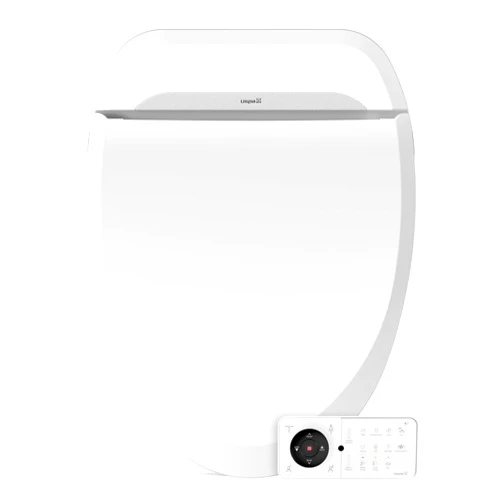 Bio Bidet USPA PRO Modern Bidet Seat, Warm Water, Heated Seat & Dryer, Remote Control, Elongated