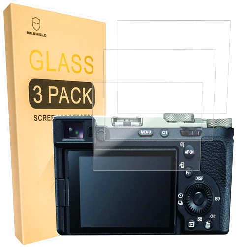 Mr.Shield [3-Pack] Screen Protector For Sony Alpha A7C II / 7C II / A7CR / A7C R / 7CR / A7C2 / A7CII [Tempered Glass] [Japan Glass with 9H Hardness] Screen Protector