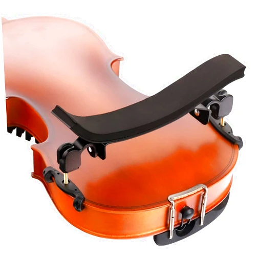 SUEWIO Violin Shoulder Rest for 4/4 Size, Premium Aluminum Alloy Violin Shoulder Rest with Thicken Comfortable Foam Pad & Height Adjustable Feet