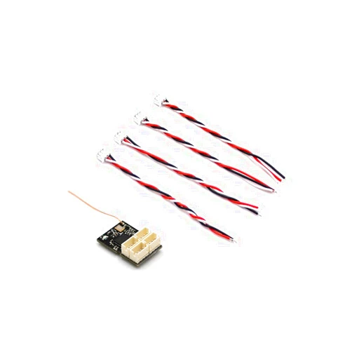 TMRCHOBBY Flysky FS-R4M RC Receiver 2.4GHz 4 Channels Single Antenna PWM Output for Transmitter with ANT Protocol Mini Micro Car