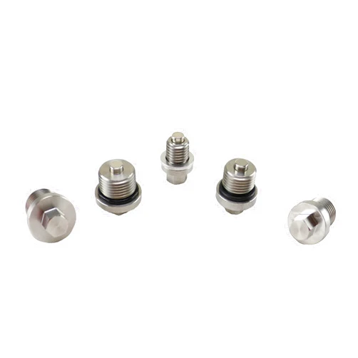 VOTEX - Made in USA - DP017 Stainless Steel Differential/Engine/Transmission Neodymium Magnetic Oil Drain Plug Kit fits Polaris General/RZR/Ranger/Scrambler/Sportsman
