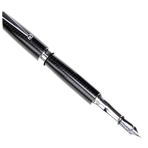 Monteverde USA Invincia Deluxe Chrome Fountain Pen, Omniflex Nib - Exquisite Luxury Pen for Men & Women – Perfect for Office, Business, School, Gifts, Journaling, Autographs
