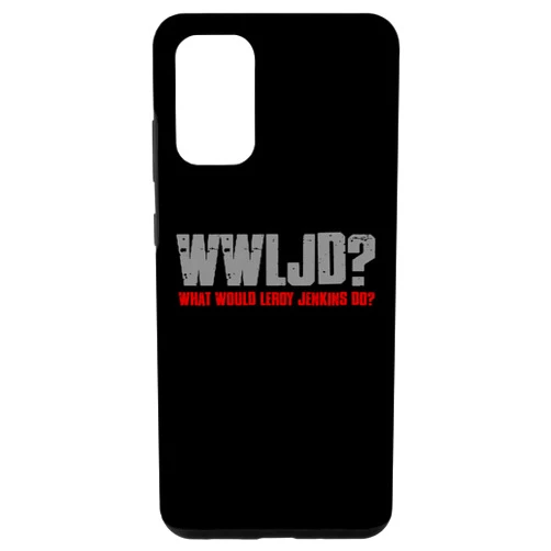 Visit The Leroy Jenkins Apparel Galaxy S20+ WWLJD WHAT WOULD LEROY JENKINS DO? Case