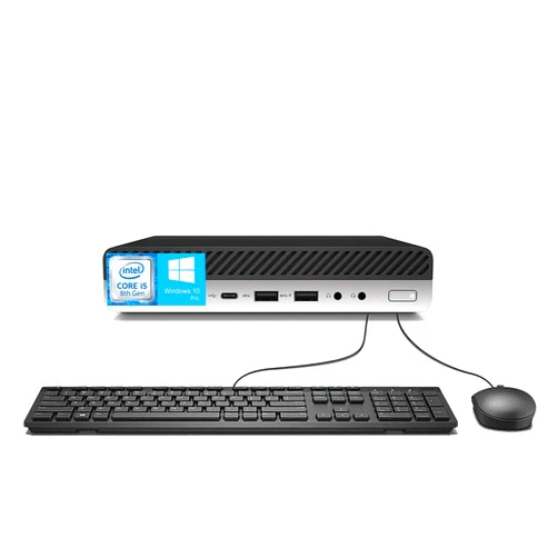 HP EliteDesk 800 G4 Mini Desktop Computer PC, Core i5-8500T up to 4.1GHz, 16GB RAM, 512GB SSD, Wi-Fi, Bluetooth, USB 3.0, HDMI, Wired Keyboard&Mouse, Windows 11 Pro (Renewed)