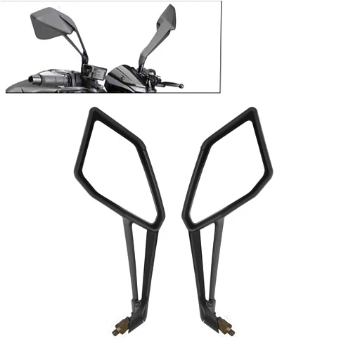 BAIONE Worldmotop Offroad Rear View Side Mirror Adjustable Motorcycle Side Rearview Mirrors for KAWASAKI Z1000 Z 1000 2014-2021