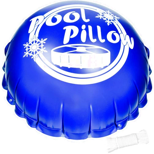 AISunGoo 4 x 4 Ft Pool Pillows for Above Ground Pool Winterize Pool Closing Kit for Winter Pool Cover Extra Durable & Cold Resistant 0.4mm PVC (27 Gauge) Pool Air Pillow for Winterizing with 50 Ft Rope
