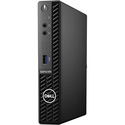 Dell OptiPlex 3000 3090 Desktop Computer - Intel Core i5 10th Gen i5-10500T Hexa-core (6 Core) 2.30 GHz - 8 GB RAM DDR4 SDRAM - 256 GB M.2 PCI Express NVMe SSD - Micro PC - Black