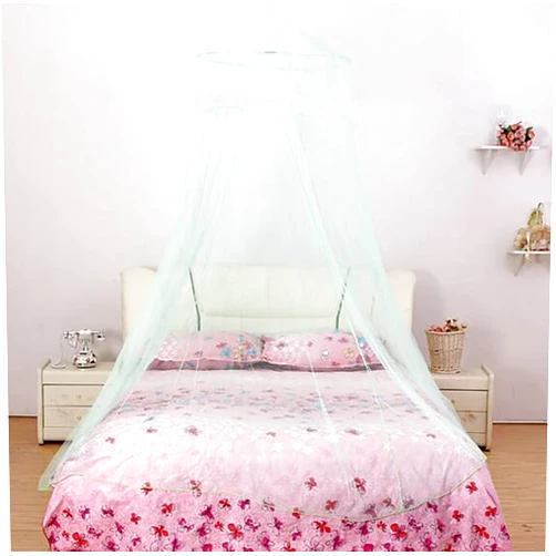 BIHOOA Mosquito Net Net, Lace Encrypted Large Round Mosquito Net for Double/Single Bed, Perfect for Home (Color : D, Size : 60 * 270 * 1050CM)
