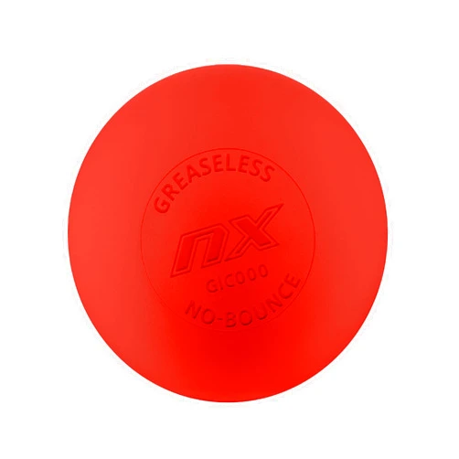 PEARL NX Greaseless Lacrosse Balls by Guardian Innovations (3 Pack) - Long Lasting, No-Bounce Balls Perfect for Indoor Play and Practice - Red