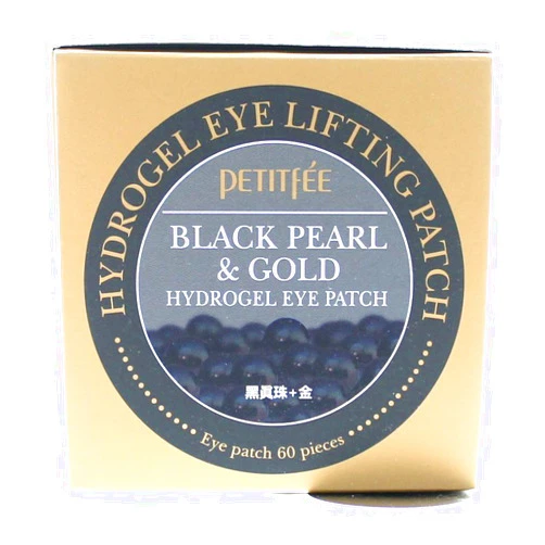 Petitfee Black Pearl & Gold Hydrogel Eye Patch, 60 Patches, 1.4 g