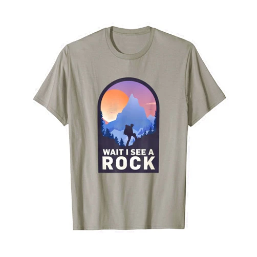 VINTAGE GEOLOGY CO. WAIT I SEE A ROCK - Geology geologist T-Shirt