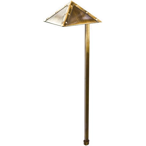 DABMAR LIGHTING LV45-ABS Brass Path/Walkway/Area Light, Antique Brass
