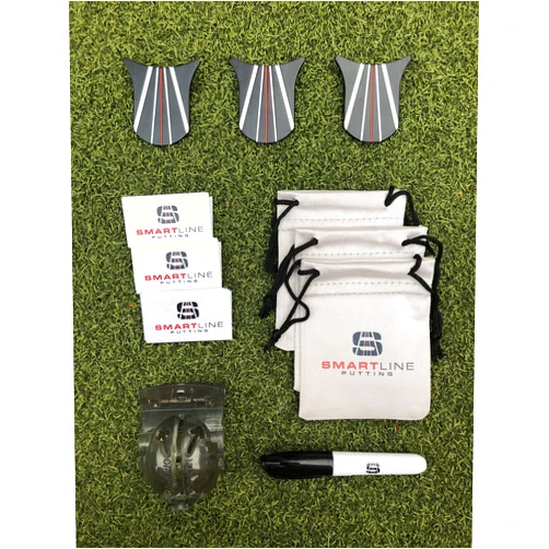SmartLine Putting SmartLine Golf Ball Marker | Developed by PGA Teaching Pro to Make More Putts | Includes Instructional Videos with Purchase