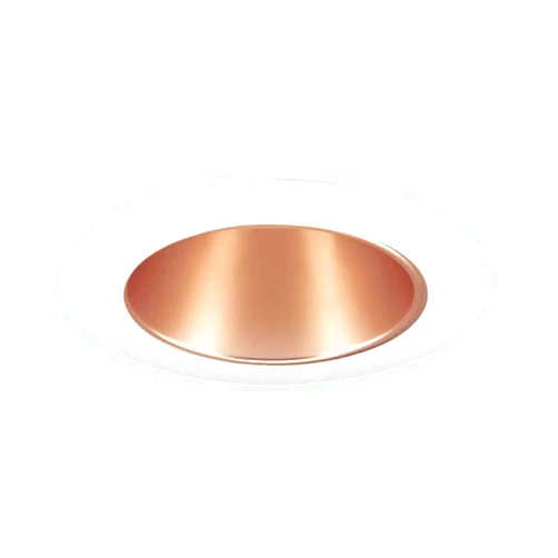 Juno Lighting 17 WHZWH 17WHZ-WH Incandescent Recessed Cone, 4 Inch, Wheat Haze with White Trim
