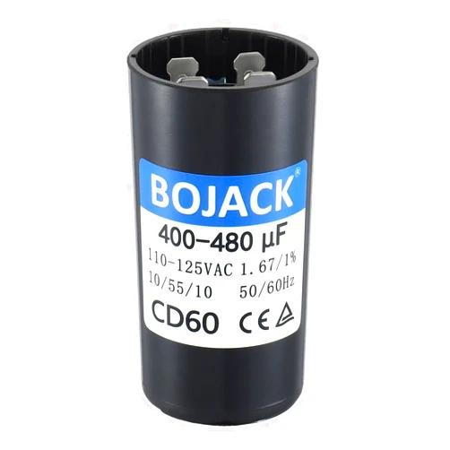 BOJACK 400-480 uf/MFD 110-125 VAC Volts Universal Round Motor Start Capacitor 50/60 Hz CD60 AC Electrical Replacement Parts