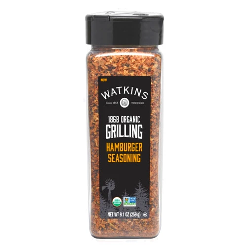 Watkins Watkin's Organic Premium Grilling Hamburger Seasoning, 9.1 oz