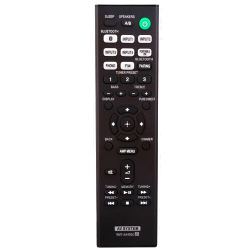 ZdalaMit RMT-AA400U Replacement Remote Control fit for Sony Stereo Receiver STR-DH190 STRDH190