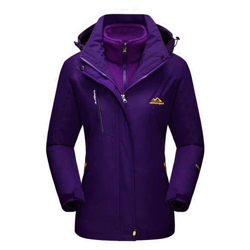 MAGCOMSEN Women's 3-in-1 Winter Coats Snow Ski Jacket Water Resistant Windproof Fleece Lined Winter Jacket Parka