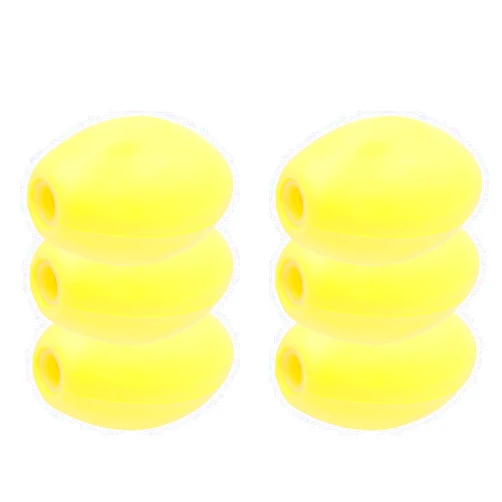 JEZERO Deep Water Fishing Floats: Great for Trail Markers, Dock Floats, Swim Buoy, Kayak Anchor Kit, Pool Buoy, Crabbing & Boats | Yellow, 6