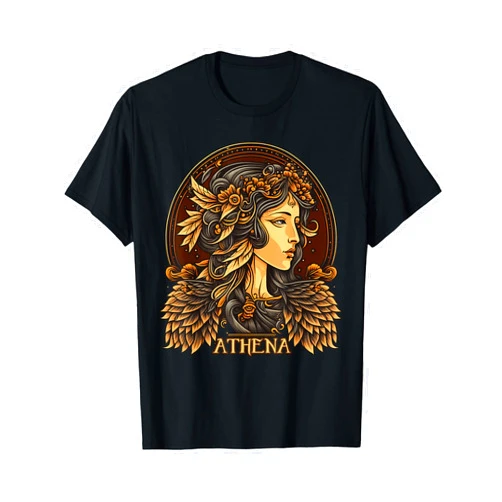 More Athena Greek Goddess Ancient Greece Gods Greek Mythology Ancient Goddess Athena Olympian Deity T-Shirt