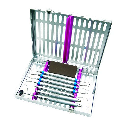 Hu-Friedy IM5106 Signature Series 10 Instrument Cassette, Small, Purple
