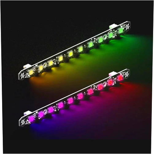 Shion.Kwoo 3D Printer Accessories 5V Voltage 270mm Length VORON 2.4 Trident Full Color RGB Hard Light Strip WS2812B Marquee LED for Voron V2.4 Trident 3D Printer.