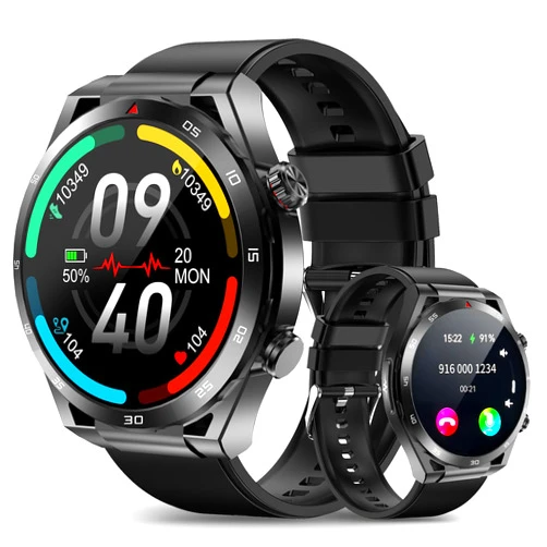 NEKOPA Blood Pressure Watch, Smart Watches for Men Women with Bluetooth Call for iPhone Android, 1.4