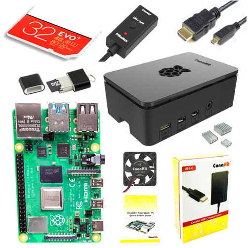 CanaKit Raspberry Pi 4 Starter Kit - 2GB RAM
