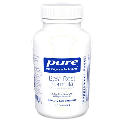 Pure Encapsulations Best-Rest Formula - Supports Restful Sleep - for Relaxation - Restful Sleep Supplement - Non-GMO & Vegan - 120 Capsules