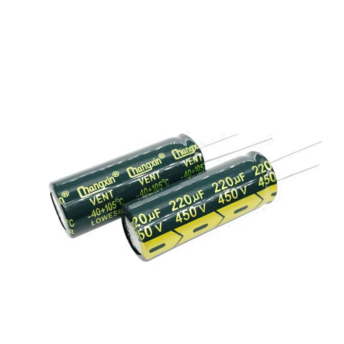Cermant 2Pcs 450V 220UF Capacitor 18X45MM(0.7x1.8in) High Frequency Aluminum Electrolytic Capacitors for TV, LCD Monitor, Game