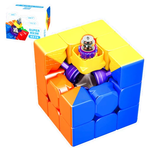 Bukefuno MoYu Super RS3M 2022 Maglev 3x3 Version Magnetic Speed Cube Stickerless MFJS Magic Puzzle 3x3x3 Cube Moyu 2022 Super RS3M Maglev Cubes