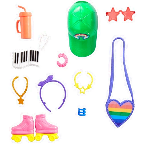 Barbie Mattel - Barbie Fashion Storytelling Pack, Roller-Skating