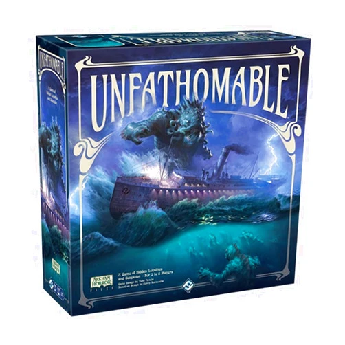 Fantasy Flight Games Unfathomable | Strategy Game for Teens and Adults | Arkham Horror | Hidden Traitor Board Game | Ages 14+ | 3-6 Players | Average Playtime 120-240 Minutes | Made by Fantasy Flight Games
