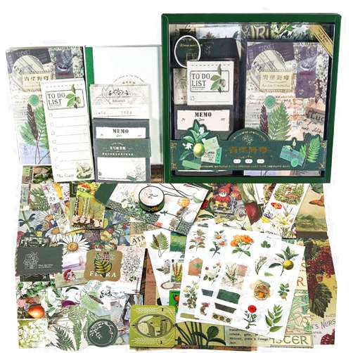 Ahuowom Scrapbooking Supplies Kit Scrapbooking Supplies for Bullet Junk Journal, Journaling Kit for Teen Girl Kid Women